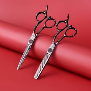 2025 vente en gros professionnel coiffeur barbe ciseaux en acier inoxydable barbier cheveux coupe ciseaux - Product Image 2