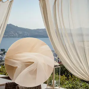 <span class=keywords><strong>Tissu</strong></span> Voile Soie Lisse Un par Un <span class=keywords><strong>pour</strong></span> Rideaux et Décoration - Product Image 1