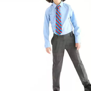 ชุดนักเรียนเด็กผู้ชายสองชิ้นเสื้อเชิ้ตและกางเกงสำหรับชุดนักเรียนมาตรฐาน - Product Image 2