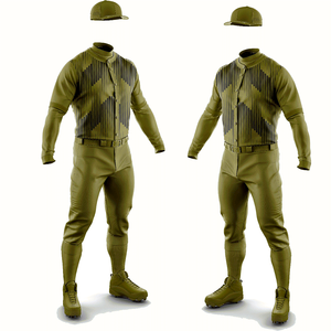 Uniforme de baseball de qualité supérieure, couleur unie, respirant et confortable, ensemble à prix de gros - Product Image 4