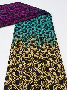 Estampado de cera Africana auténtica de Ghana y patrón Batik de tela de algodón Ankara Ideal para bolsos artesanales taparrabos y ropa - Product Image 6