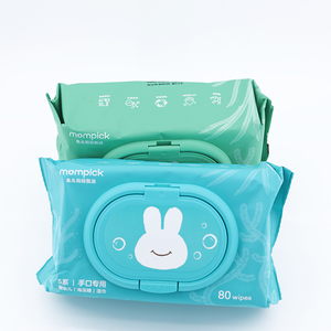 Lingettes humides pour bébé Uniquality, 80 lingettes, sans alcool, pour le nettoyage des mains et de la bouche des bébés, logo personnalisé - Product Image 4