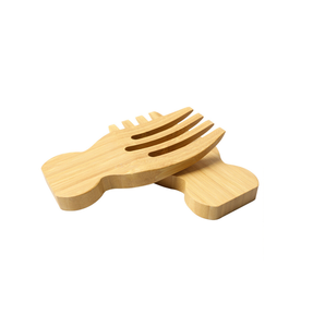 Adorable diseño de calidad superior de madera cuchara de mano servidores de ensalada Servidor de pastel decorativo con mango de madera más vendido - Product Image 2