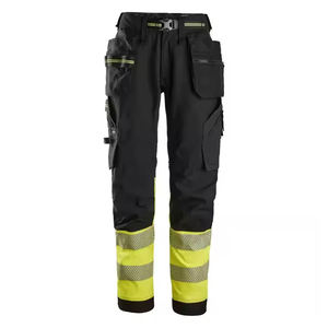 Salopette de construction en polyester léger et durable Utilisation extérieure respirante industrielle Taille extensible Genoux renforcés Spandex - Product Image 1