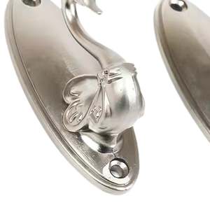 Handcrafted Swan <b>Curtain</b> <b>Wall</b> <b>Hooks</b> Durable Material Well Finished Perfect For Towels And Door Hanging Display Set Of 2 Pcs - Product Image 2