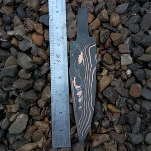 Cuchillo Bowie de Acero Inoxidable Hecho a Mano de Lujo, Grado Industrial, Borde Dentado, Mango de Cobre, Profesional para Caza al Aire Libre, OEM - Product Image 5