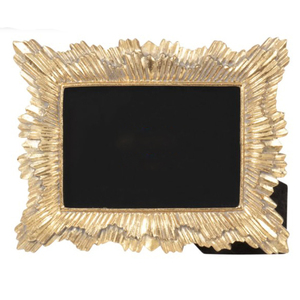 Cadre photo décoratif de table pour la maison, le bureau, un cadeau d'anniversaire de mariage, cadre photo en métal de luxe, design de branche florale - Product Image 3