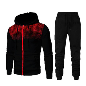 Ensemble de survêtement personnalisé épais et solide avec broderie, cordon de serrage, bicolore, doublure en satin de qualité supérieure - Product Image 5