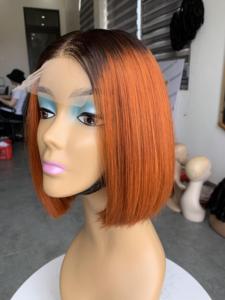 ช่อผมมนุษย์แท้ทรงตรงแบบ100% หนังกำพร้ามัดผมทรงตรงสองชั้นสไตล์ลอนด้านหน้า - Product Image 2
