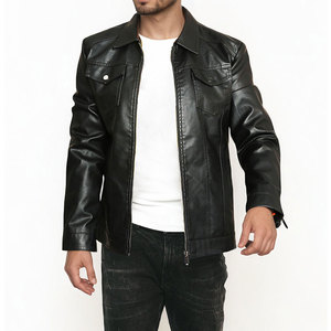 Veste en cuir pour homme fabriquée au Pakistan, résistante, personnalisable avec votre propre design - Product Image 3