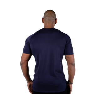 Été Hommes Haute Qualité Crewneck Plus Size Short Sleeve 100% Cotton Custom Street Style Gym Fitness Training Quick Dry - Product Image 4