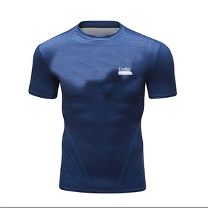 T-shirt MMA durable pour hommes, léger, respirant, séchage rapide, écologique, manches courtes, pour entraînement sportif, séances de gym, activités sportives - Product Image 1