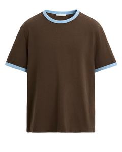 Meilleure vente T-shirt décontracté à manches courtes pour homme 100% coton séchage rapide respirant col rond 200 grammes motif solide personnalisé pour adultes - Product Image 4