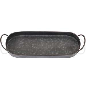 Plateau rond en fer forgé, plateau de présentation, accessoire photo, plateau alimentaire, plateau de service décoratif - Product Image 5