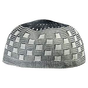 Mode musulmane faite à la main seau élégant Kufi Topi casquettes de prière islamique seau chapeaux avec Logo personnalisé vente chaude - Product Image 6
