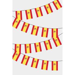 Rectangular Flag Bunting for Celebrations & Events-Party <b>Banners</b> for Father's Day Graduation Back to School Diwali & Christmas - Product Image 1