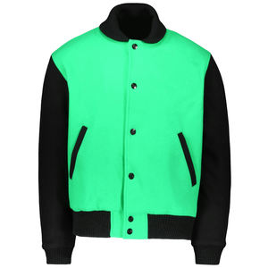 เสื้อแจ็คเก็ตเบสบอลปักลายสไตล์เรโทรสุดฮิตสำหรับผู้ชายและผู้หญิง คอตั้ง สไตล์ไฮสตรีท ทรงโอเวอร์ไซส์ รุ่นลิมิเต็ด - Product Image 5