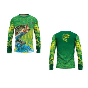 Camisa de Pesca para Hombre con Logotipo Personalizado OEM ODM Protección UV UPF Secado Rápido Absorción de Humedad Manga Larga Ropa de Exterior - Product Image 1