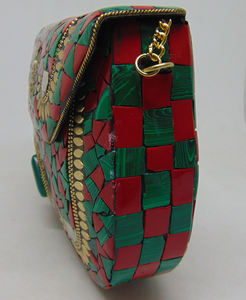 Bolso de noche de piedra de embrague de cristal de diseño personalizado al por mayor - Product Image 5