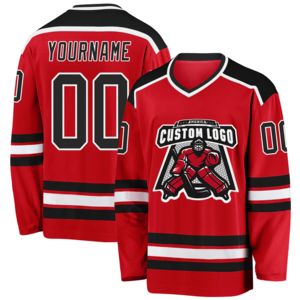 Vente en gros de maillots de hockey sur glace d'uniforme de hockey sur glace de qualité vêtements de hockey sur glace personnalisés et respirants sergé de polyester à sublimation - Product Image 2