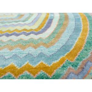 Tapis géométriques modernes de la collection Indradhanush Ki Duniya, rectangulaires en peluche pour salon et chambre, fabriqués à la machine en polyester uni - Product Image 3