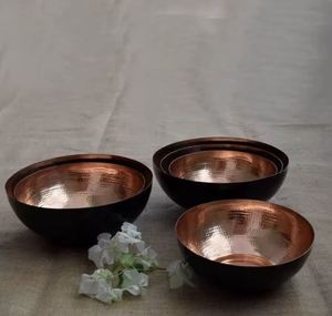 ชามโลหะทองแดงสีดำ2025สินค้าขายดีในดีไซน์หรูหราและไม่เหมือนใคร - Product Image 2