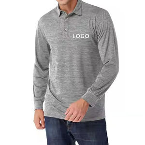 เสื้อโปโลแขนยาวผ้าโพลีเอสเตอร์ผสมสแปนเด็กซ์เนื้อนุ่ม ระบายอากาศได้ดี สไตล์ลำลองสำหรับเล่นกีฬา รุ่นขายดีประจำปี 2026 - Product Image 5