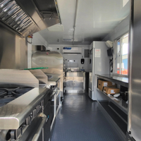 Remorque alimentaire commerciale entièrement équipée, camion de restauration mobile avec cuisine complète pour café, barbecue, pizza, restauration rapide