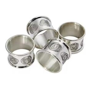 Metal Napkin Ring Classic Stylish Handmade Designer <b>Tissue</b> Holder Classic Stylish Luxury Metal Napkin Ring - Product Image 6