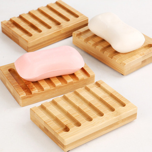 Bathroom Accessory Bamboo Soap Dish Wholesale/ Bamboo Soap Dish Holder Can Engraved Laser Logo From Eco2go Vietnam - Product Image 2