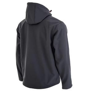 Chaqueta Softshell Ecológica para Invierno, Transpirable, Cálida, con Capucha, Resistente al Agua y al Viento, Cierre de Cremallera, Estampada - Product Image 4