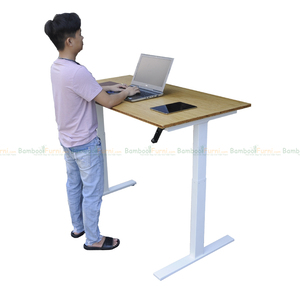 FB003-140x70 cm FlexiBamboo Table à roulettes réglable en hauteur pour manteaux de femme - Product Image 6