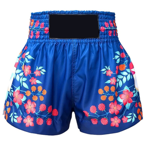 Shorts de MMA et de Muay Thai en gros directement de l'usine, logo personnalisé, OEM ODM, faible MOQ, approvisionnement mondial, sublimation et broderie - Product Image 1