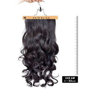 Extensions de cheveux synthétiques de qualité supérieure pour salons Offre en gros avec accessoires essentiels Stimulant la satisfaction des clients et la répétition - Product Image 1