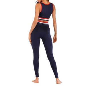 Ensemble de Yoga taille haute personnalisé pour femmes nouveau Style chaud vêtements de sport respirant Spandex sans couture vêtements de Yoga pour adultes - Product Image 5