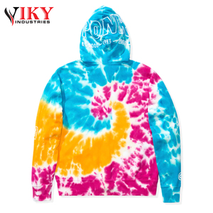 Zip up tie Dye HOODIE Calidad Premium Diseño único Producto Último producto Hombres Causal Wear Acid Wash Full Zipper by VIKY IND - Product Image 3
