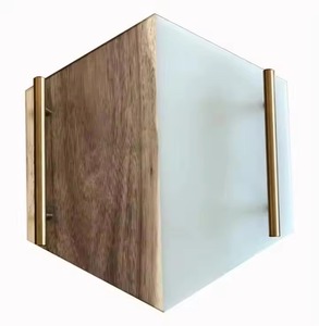 ถาดเสิร์ฟไม้ทำด้วยมือพร้อมที่จับโลหะและเรซินไม้บริสุทธิ์และโลหะยั่งยืนจากผู้ผลิตอินเดีย - Product Image 6