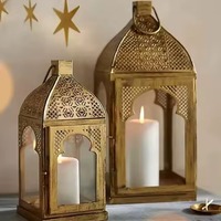 Centro de Mesa Decorativo de Metal Moderno y Elegante para Ramadán, Diseño Duradero Hecho a Mano, Color Personalizado, Tamaño Personalizado, para Sala de Estar o Comedor