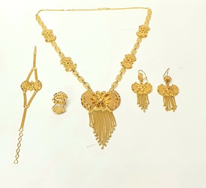 Dubai 24KT chapado en oro joyería de mujer colección exclusiva Precioso colgante chapado pesado mejor valor conjuntos de joyería de moda - Product Image 6