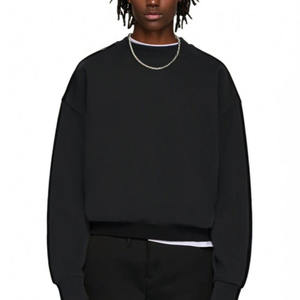 380g 100% algodón más polar grueso bordado invierno hombres Unisex suelta Color sólido carta patrón Sudadera con capucha - Product Image 1