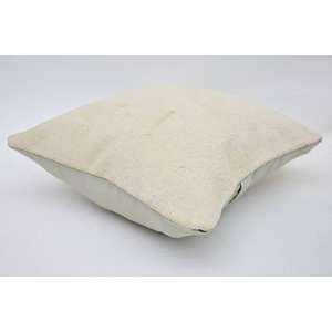 Almohada de retales Kantha de lana Beige de 12x12 pulgadas, patrón de Toile bordado Floral Vintage tejido para uso en el suelo del coche para Navidad - Product Image 5