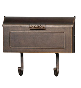 Embossed Metal Post <b>Box</b> <b>Parcel</b> Drop <b>Box</b> Garden Decorative Wall Mount Mailbox Modern <b>Outdoor</b> Metal Letter <b>Box</b> - Product Image 6