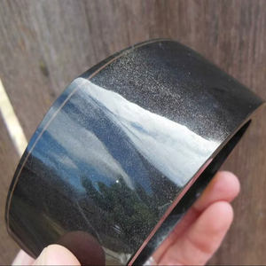 Colorido exagerado Irregular acrílico brazalete en capas brazo caramelo artístico grueso muñeca joyería de gran tamaño resina brazalete conjunto - Product Image 1