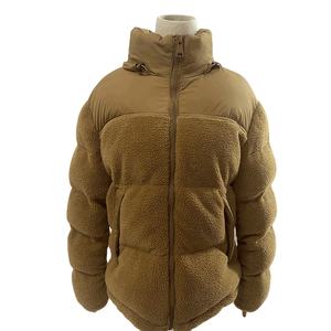 แจ็กเก็ตขนแกะบอมเบอร์สำหรับผู้ชายกันลมขนาดพลัสไซส์ผ้าแห้งเร็วแบบปรับแต่งได้สำหรับฤดูหนาว - Product Image 3