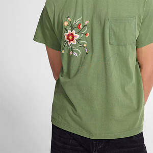 Nuevo Diseño, Camiseta Bordada 100% Algodón a Precio Económico, Camiseta Bordada para Hombre de la Mejor Calidad y Cómoda, en Venta Online - Product Image 3