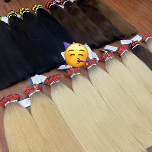 Cabello Rubio Vietnamita al por Mayor en Existencia, de 20 a 28 Pulgadas, Liso Natural, Disponible Ahora, Listo para Enviar - Product Image 3