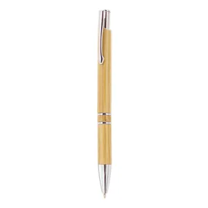 Penna a Sfera in Bambù Abashiri Personalizzata, Gadget Promozionale - Product Image 1