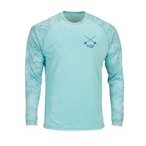 Venta al por mayor de calidad superior ropa deportiva camisa de manga larga camuflaje hombres Camiseta de manga larga Camiseta de impresión digital - Product Image 1