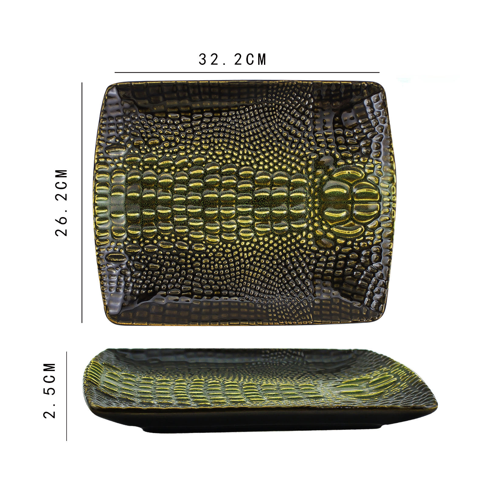 13" Rectangular Plate