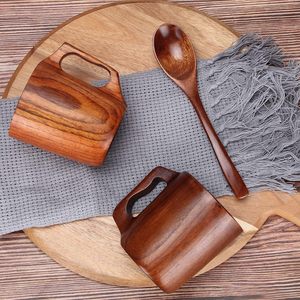 Premium Wooden Drink <b>Cup</b> with Lid Koi Best-Selling Natural Wood <b>Cups</b> for Hot and <b>Cold</b> Drinks Koi Durable Reusable - Product Image 4